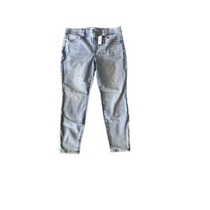 LANE BRYANT  PULL-ON ANKLE HIGH-RISE JEGGINGS Leggings CROP‎ JEANS~Size 18 #D